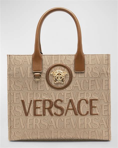 la medusa canvas small tote bag|la medusa versace handbags.